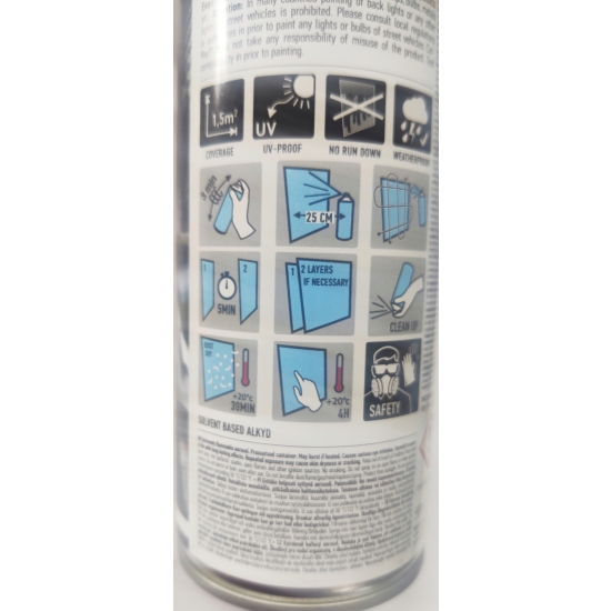LAKIER SPRAY DO PRZYCIEMNIANIA LAMP transparentny czarny MASTON 1031