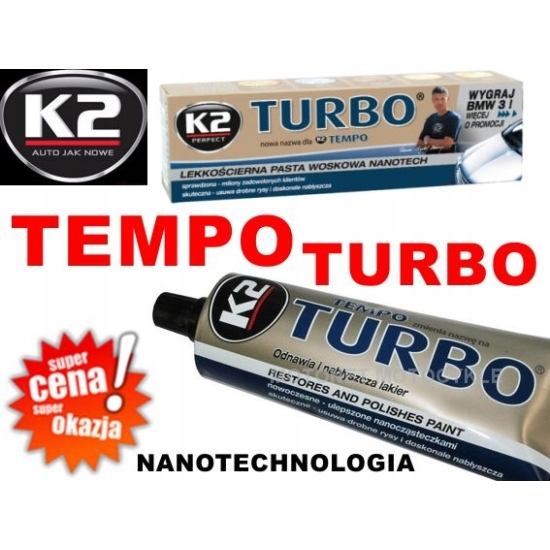 TEMPO 120g TURBO K2 pasta lekkościerna nabłyszczająca polerska 681