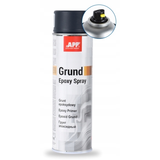 APP Spray Grunt EPOXY podkład epoksydowy kolor jasnoszary 500ml 33