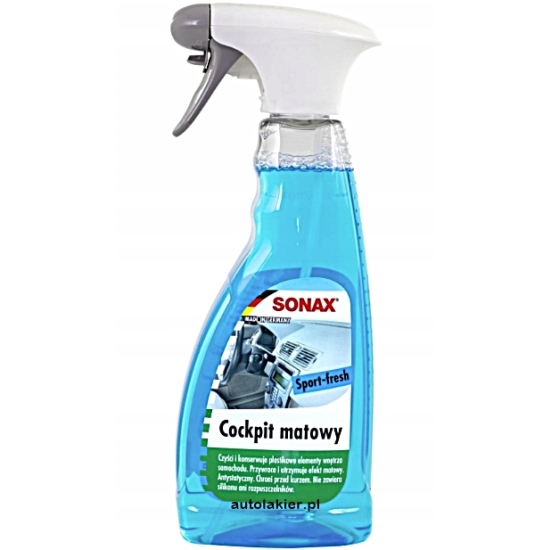 SONAX KOKPIT do czyszczenia PLASTIKÓW MATOWY zapach SPORT-FRESH 385