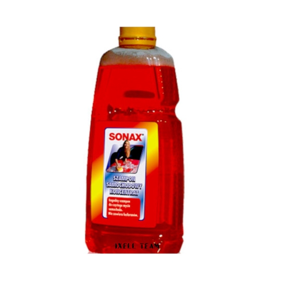 SONAX 1 L SZAMPON czerwony samochodowy KONCENTRAT 100 ml na 10 l wody 145