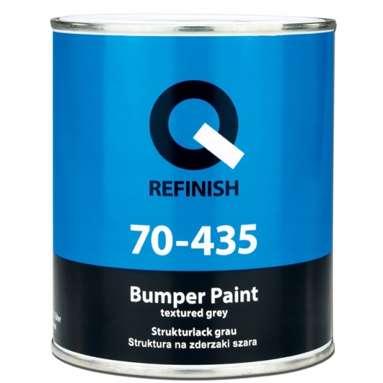 1 litr lakier STRUKTURALNY na plastik metal CZARNY Q-refinish 70-435 2104