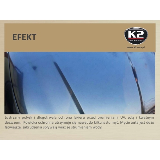 ULRA WAX lustrzany połysk WOSK CARNAUBA z gąbką - aplikatorem 540