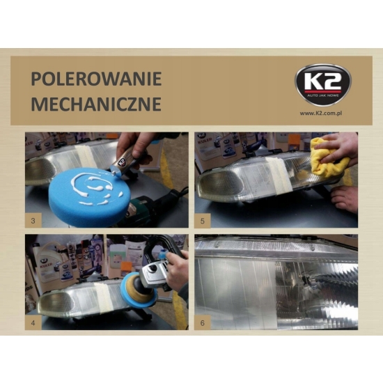 K2 LAMP DOCTOR PASTA do ręcznego polerowania zmatowiałych REFLEKTORÓW 1486