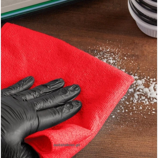 MIKROFIBRA czerwona UNIWERSALNE zastosowanie 30x30 cm 320 gram/m 1363