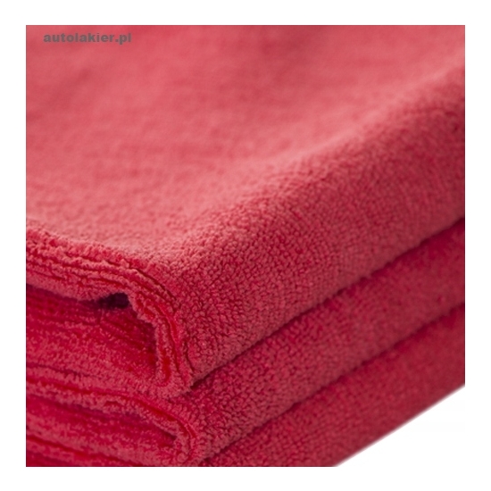 MIKROFIBRA czerwona UNIWERSALNE zastosowanie 30x30 cm 320 gram/m 1363