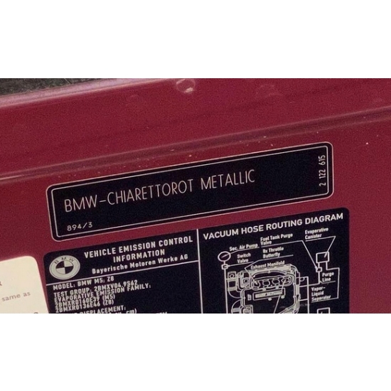 lakier baza BMW 894 199 CHIARETTOROT 1,0 litr rozcieńczalnikowa IXELL 55