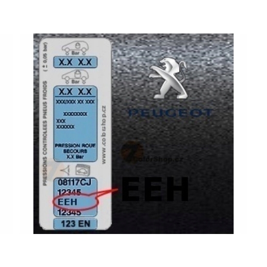 lakier baza PEUGEOT CITROEN EEH GRIS HARIA 1,0 rozcieńczalnikowa IXELL 55