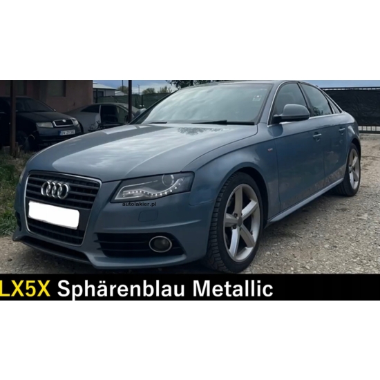 lakier bazowy PERŁA VW AUDI SPHAERENBLAU LX5X rozcieńczalnikowa 55