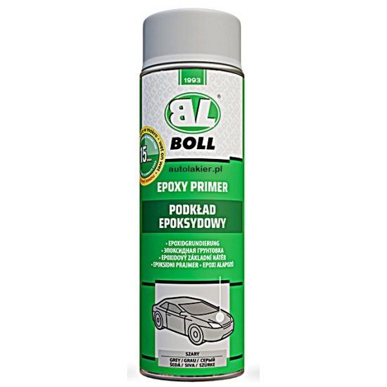 PODKŁAD EPOKSYDOWY kolor BIAŁY mokro-mokro SPRAY 500 ml BOLL 36