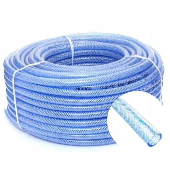 Wąż do powietrza zbrojony 8 mm x 13 metrów + szybkozłączka + opaski 40