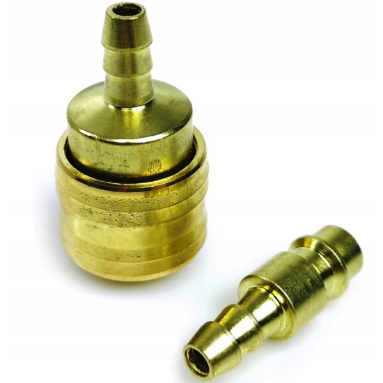 Wąż do powietrza zbrojony 8 mm x 13 metrów + szybkozłączka + opaski 40