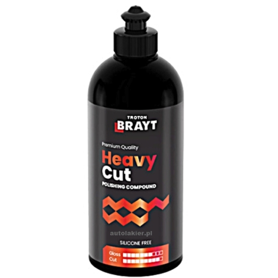 BRAYT HEAVY CUT innowacyjna pasta polerska PREMIUM mocno tnąca 1 kg 1076