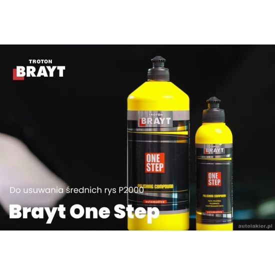 BRAYT ONE STEP pasta polerska średnio tnąca - wysoki połysk 0,25 kg 1079