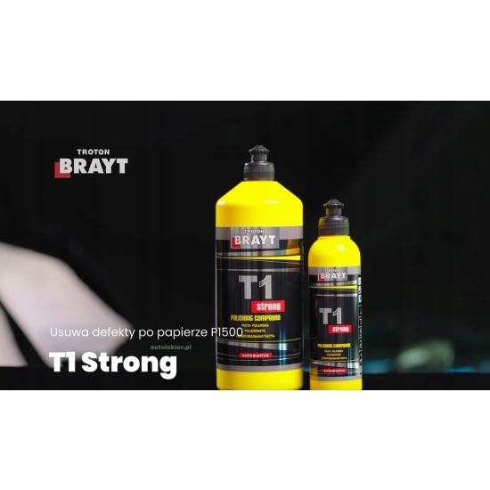 BRAYT T1 STRONG pasta polerska na duże rysy, mocno tnąca 0,25 kg 372