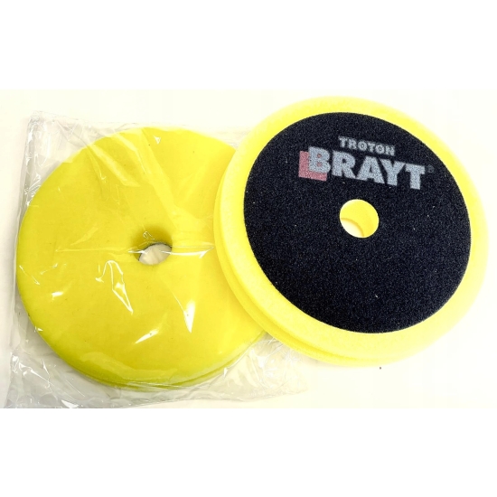 BRAYT GĄBKA polerska TWARDA na rzep 150 x 25 mm mocnotnąca polerująca 1083