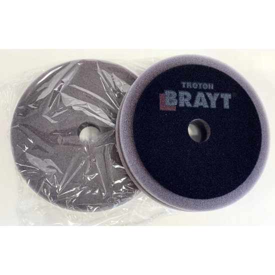 BRAYT GĄBKA szara MIĘKKA na rzep 150 x 25 mm polerowanie wykończeniowe 1083