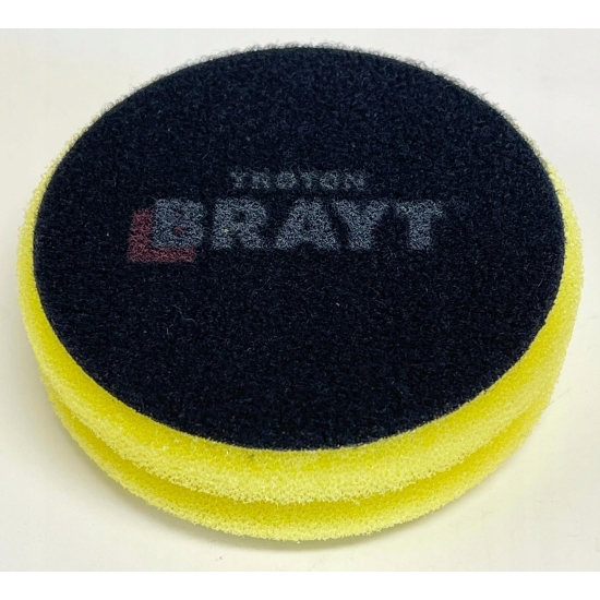 BRAYT GĄBKA polerska TWARDA na rzep 80 x 25 mm mocnotnąca polerująca 1084