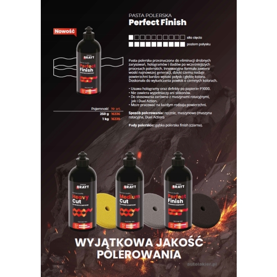 1,0 kg TROTON MEDIUM innowacyjna pasta polerska PREMIUM średnio tnąca 653