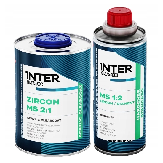 ZIRCON MS 2:1 LAKIER BEZBARWNY TROTON 1,0 + 0,5 L akrylowy 770