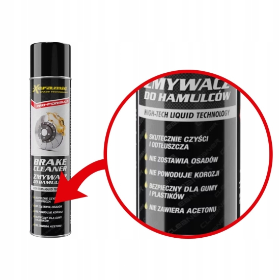 XERAMIC BRAKE CLEANER 600ml ZMYWACZ TARCZ HAMULCOWYCH odtłuszczacz 1983
