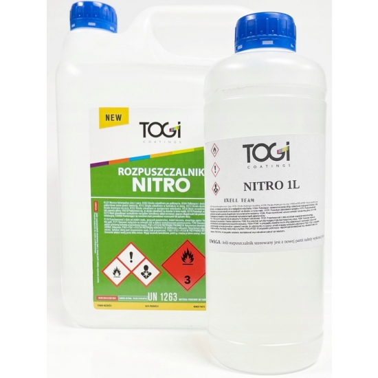 1 litr NITRO LAKIERNICZE wysoka jakość niska emisja zapachu TOGI 1329
