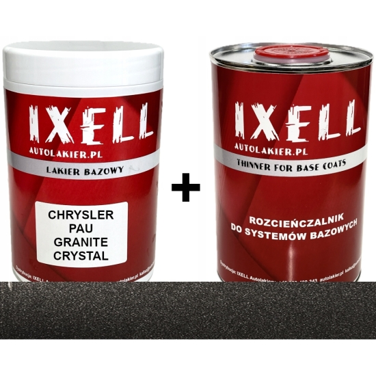 CHRYSLER GRANITE CRYSTAL PAU baza xyralic 1L + rozcieńczalnik 1 L IXELL 55