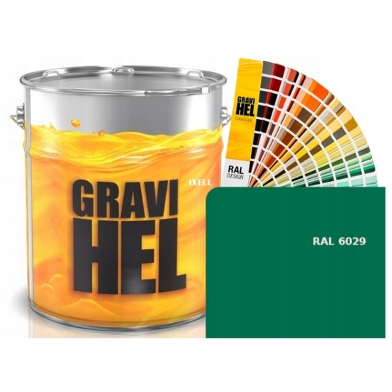 RAL 6029 ZIELONY MIĘTOWY lakier BAZOWY GRAVIHEL niemetaliczna baza 338