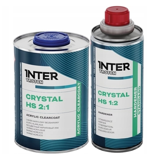 CRYSTAL HS 2:1 LAKIER BEZBARWNY TROTON 0,5 + 0,25 L akrylowy 143