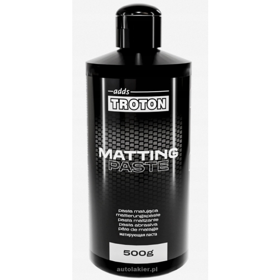 PASTA MATUJĄCA Matting paste 500 gram do matowania powierzchnii Troton 213