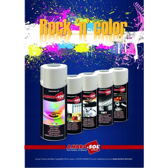 BIAŁY RAL 9016 POŁYSK SPRAY 400 ml profesjonal-line HQ AMBROSOL 1233