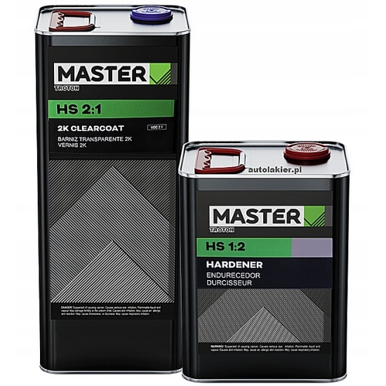 5 + 2,5 litra LAKIER BEZBARWNY HS 2:1 New Formula MASTER TROTON 363