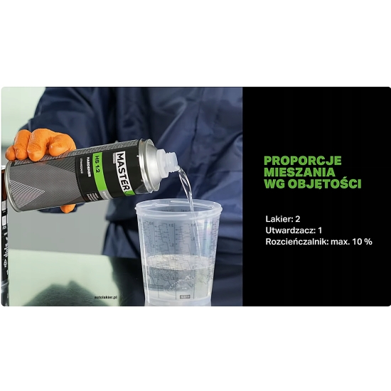 5 + 2,5 litra LAKIER BEZBARWNY HS 2:1 New Formula MASTER TROTON 363