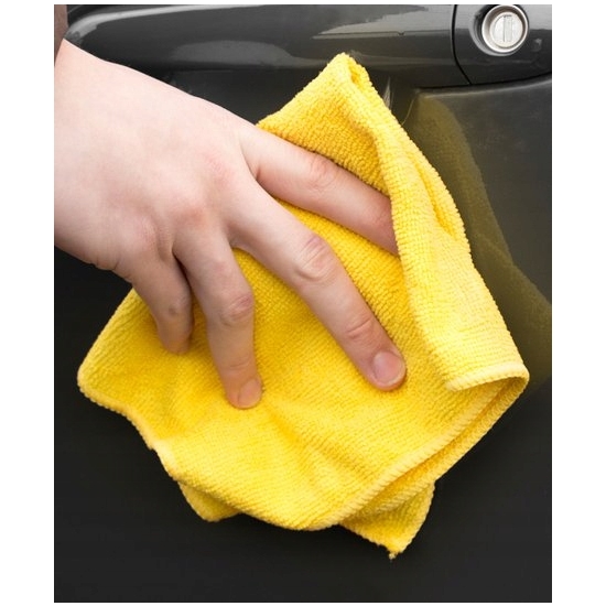 MIKROFIBRA żółta UNIWERSALNE zastosowanie 40x40 cm gramatura 360 gram/m 935