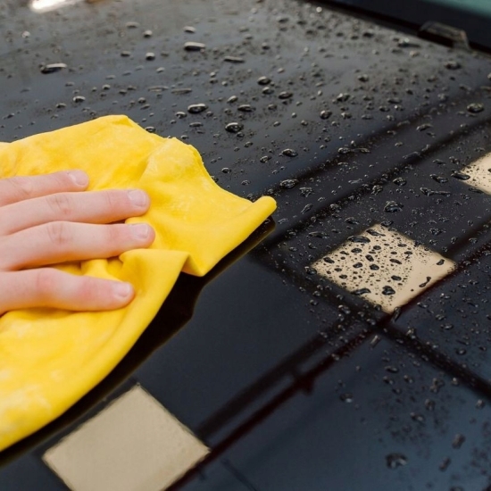 MIKROFIBRA żółta UNIWERSALNE zastosowanie 40x40 cm gramatura 360 gram/m 935