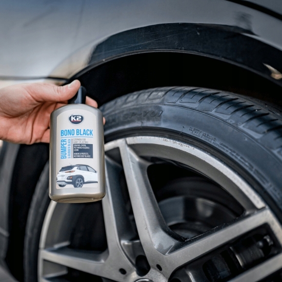 250 ml BONO BLACK Czernidło do gumy i plastiku długotrwały efekt-K2 545