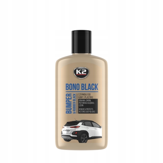 250 ml BONO BLACK Czernidło do gumy i plastiku długotrwały efekt-K2 545