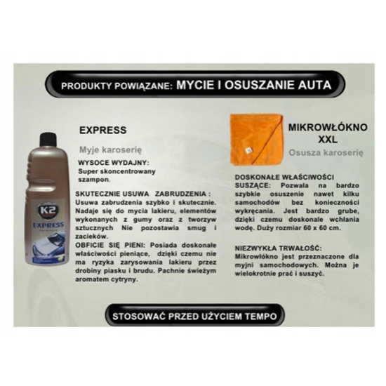 250 ml BONO BLACK Czernidło do gumy i plastiku długotrwały efekt-K2 545