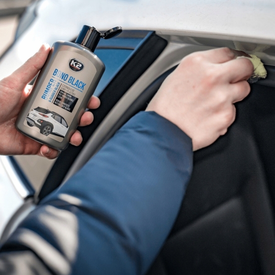 250 ml BONO BLACK Czernidło do gumy i plastiku długotrwały efekt-K2 545