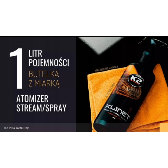 IPA KLINET PRO 1 Litr środek do inspekcji lakieru na bazie alkoholu K2 1772