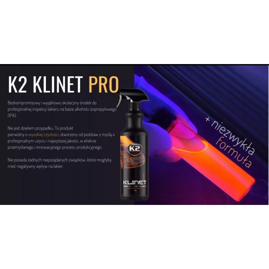 IPA KLINET PRO 1 Litr środek do inspekcji lakieru na bazie alkoholu K2 1772