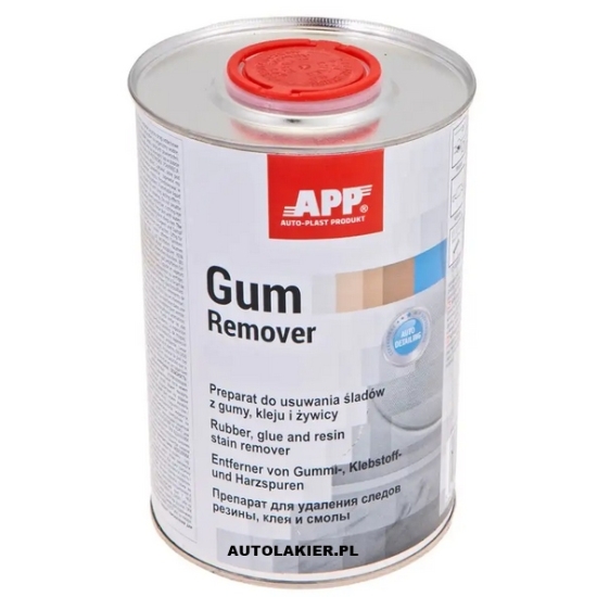GUM REMOVER 100 ml usuwa pozostałości KLEJU ETYKIET z lakieru i szyb 1067