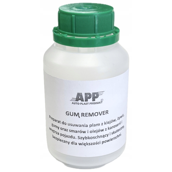 GUM REMOVER 100 ml usuwa pozostałości KLEJU ETYKIET z lakieru i szyb 1067