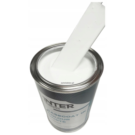 LAKIER BAZA CZYSTO BIAŁA samochodowa 1 litr TROTON 733