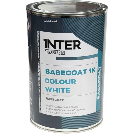 LAKIER BAZA CZYSTO BIAŁA samochodowa 1 litr TROTON 733