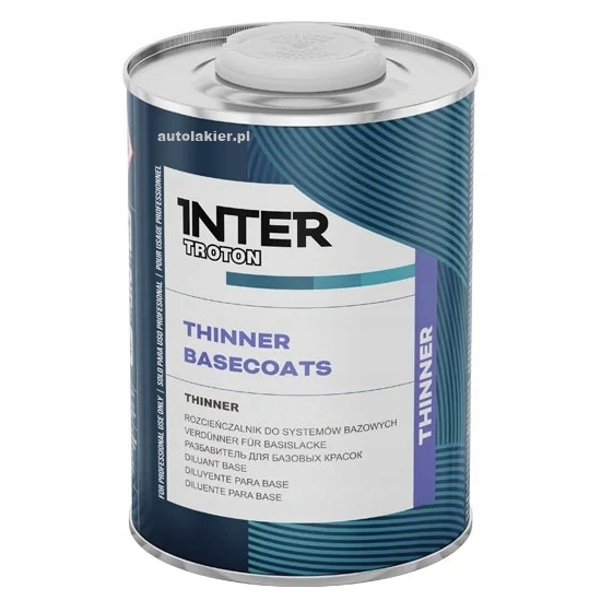 LAKIER BAZA CZYSTO BIAŁA samochodowa 1 litr TROTON 733