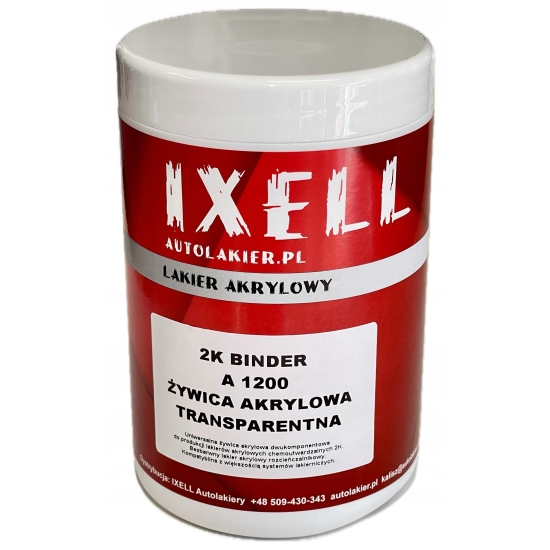 ŻYWICA akrylowa - bezbarwne spoiwo 2K BINDER A1200 - uniwersalna 736