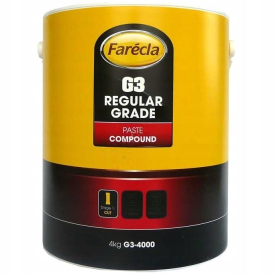 4 kg FARECLA G3 pasta polerska do polerowania na wysoki połysk 939