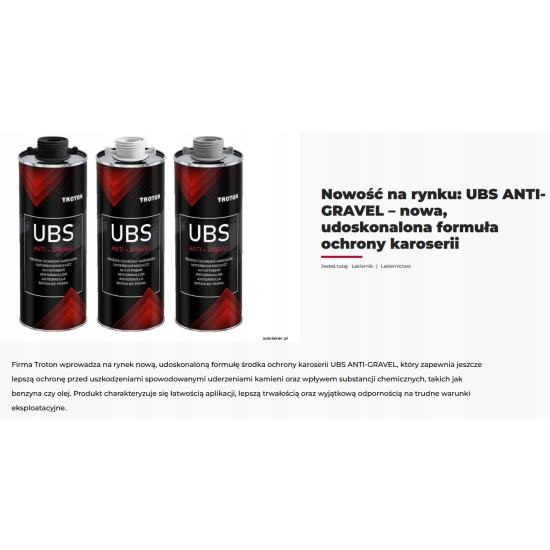 CZARNY Baranek RANGERS ochrona karoserii PRZED KAMIENIAMI Troton 1kg 1160