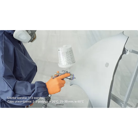 Szpachlówka NATRYSKOWA POLIESTROWA wypełniająca rysy ubytki 10kg Troton 174